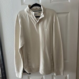 Tommy Bahama Playa Pina Port Sand Dollar Half Zip Sweatshirt Men's XL Pockets